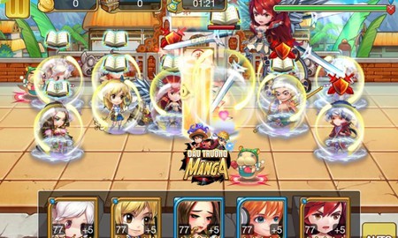 Top 6 tướng hàng giữa cực bá đạo trong Đấu Trường Manga