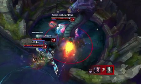 Liên Minh Huyền Thoại: Pha "cướp" Baron hay không bằng hên