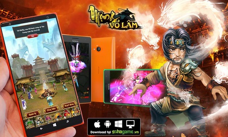 Mộng Võ Lâm bất ngờ thống lĩnh game kiếm hiệp 3D trên Windows Phone