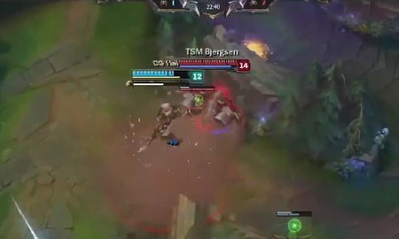 Liên Minh Huyền Thoại: Bjergsen cầm Cho'Gath kill mạng trong tích tắc
