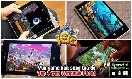 iGà lên top 1 Windows Phone Store chỉ sau một tuần ra mắt