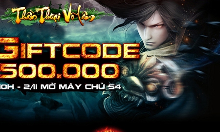 Thần Thoại Võ Lâm tặng 500 VIP Code mừng máy chủ mới