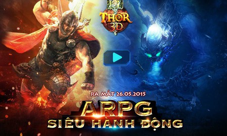 Game siêu hành động Thor 3D tung landing, ấn định 26/05 ra mắt
