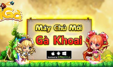 Khai mở máy chủ Gà Khoai, iGà tặng Giftcode giá trị