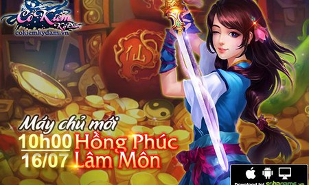 Cổ Kiếm Kỳ Đàm tặng 300 Gift Code nhân dịp ra mắt máy chủ mới