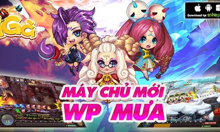 Khai mở máy chủ WP Mưa, iGà tặng Giftcode giá trị