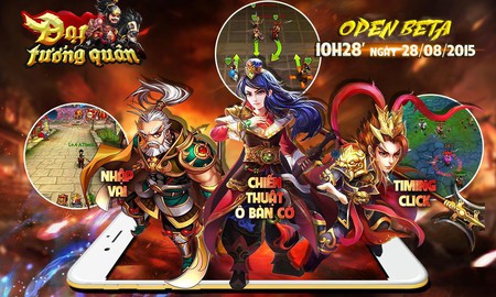 Game thẻ bài Đại Tướng Quân chính thức Open Beta ngày 28/08