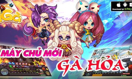 Khai mở máy chủ Gà Hỏa, iGà tặng 500 Giftcode giá trị