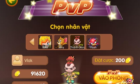 Thách thức bạn bè với tính năng PvP độc đáo trong Tia Chớp – Game chạy thuần Việt
