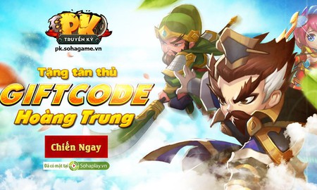 PK Truyền Kỳ tặng 500 Giftcode nhân dịp ra mắt