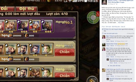 Game thủ náo loạn vì bí quyết chơi “chay” đứng Top trong Khổng Minh Truyện