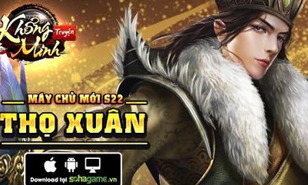 Khổng Minh Truyện ra mắt máy chủ Thọ Xuân, tặng Gift Code giá trị