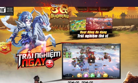 3Q Truyền Kỳ tung landing siêu ngộ nghĩnh, sẵn sàng ra mắt game thủ Việt