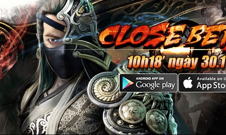 Ngọa Hổ Tàng Long Mobile Closed Beta tại Việt Nam ngày 30/11
