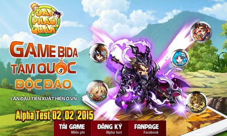 Game thẻ tướng Đại Pháo Quân mở cửa tại Việt Nam ngày 2/2