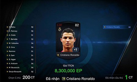 FIFA Online 3: Ấn tượng trong ngày đầu ra thẻ mùa 2011