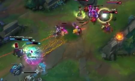 Liên Minh Huyền Thoại: Pha super combo đẹp như "tranh vẽ"