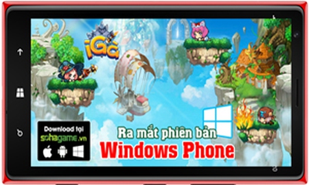 iGà đã chính thức có mặt trên Windows Phone, tặng Gift Code giá trị