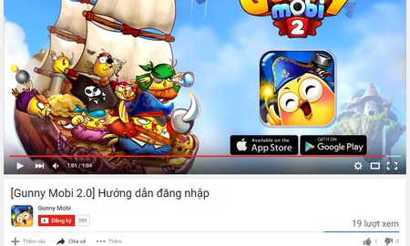 Gunny Mobi tung clip “nóng hổi” hướng dẫn game thủ đăng nhập Tân Thế Giới