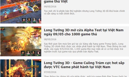 Cộng đồng Việt "chao đảo" với bản Alpha Test của Long Tướng 3D