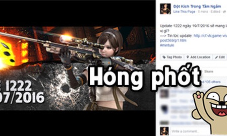 Admin Fanpage vô tình để lộ vũ khí hot chuẩn bị update của Đột Kích