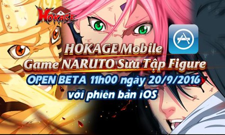 Hokage Mobile - Game Naruto sưu tập figure mở phiên bản iOS và Open Beta 11h ngày 20/9/2016
