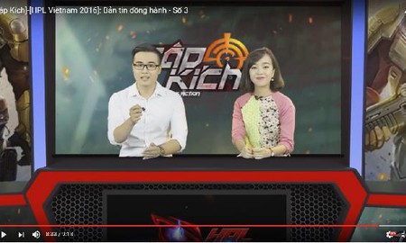 Giải đấu Tập Kích HPL: Mời hẳn MC VTV làm người dẫn bản tin