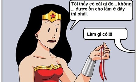 Truyện tranh hài - Lý do Wonder Woman luôn ăn mặc thiếu vải