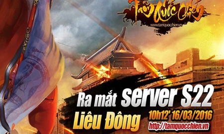 Mở server mới Liêu Đông, Tam Quốc Chiến Mobile tặng Giftcode