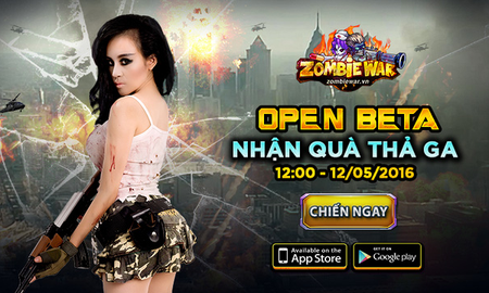 Tặng 200 Gift Code Zombie War trong ngày Open Beta tại Việt Nam