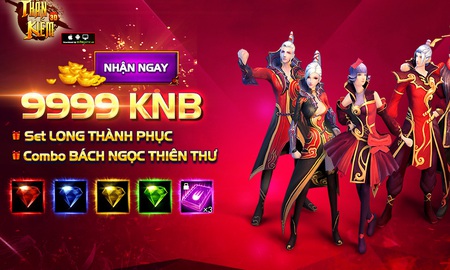 Thần Kiếm 3D trao tay GiftCode, game thủ nhận ngay ưu đãi cực “ngầu”