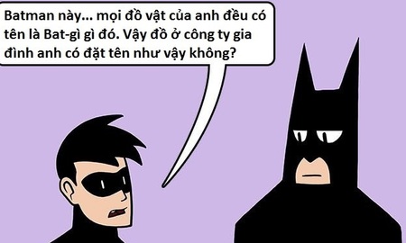 Truyện tranh hài - Cách mà Batman đặt tên cho các món đồ của mình