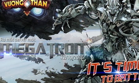 Ra mắt server Megatron, Mộng Vương Thần gửi tặng game thủ bộ Giftcode giá trị