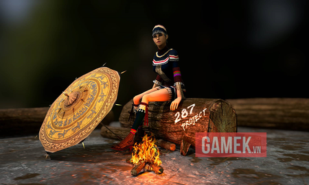Dự án game mobile 3D của Việt Nam tiếp tục gây sốc với cô gái mặc đồ dân tộc
