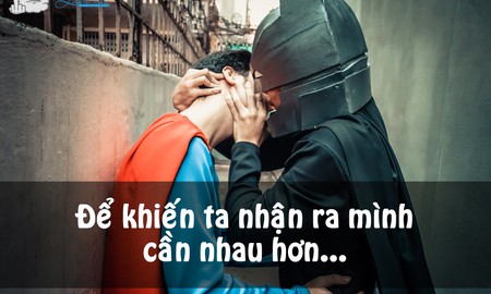 Hài hước với bộ ảnh về "cuộc tình" Batman V Superman do fan Việt Nam thực hiện