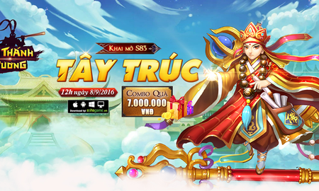 Khai mở Tây Trúc, Đại Thánh Vương tặng ngay 999 GiftCode giá trị