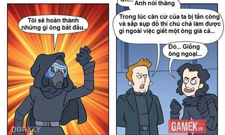 Truyện tranh hài - Các nhân vật Star Wars trước và sau khi hết phim