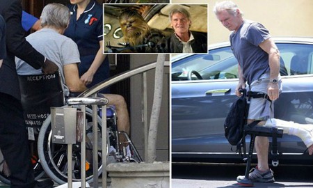 Harrison Ford thắng vụ kiện bị mô hình phim Star Wars đè gãy chân