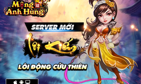 Ra mắt Lôi Kiếm, Mộng Anh Hùng tặng 500 Gift Code cực giá trị