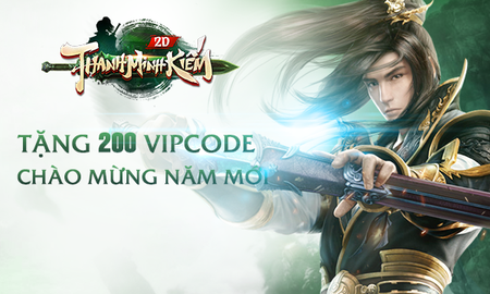 SohaPlay tặng 200 Vipcode Webgame Thanh Minh Kiếm trị giá 1 triệu đồng chào năm mới