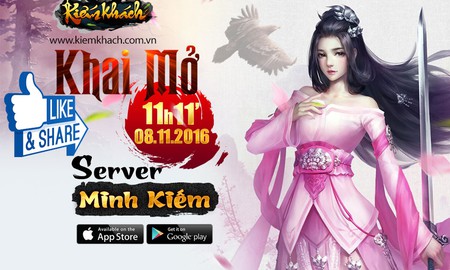 Kiếm Khách tặng Giftcode nhân dịp khai mở server Minh Kiếm