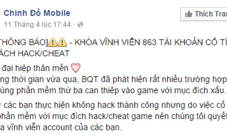 Game online đầu tiên tại Việt Nam mạnh tay trị gần 1.000 gamer VIP chơi Hack