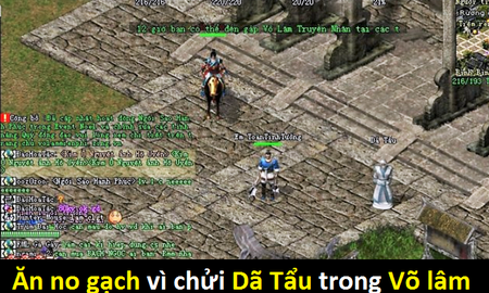 Chửi Dã Tẩu là đồ phế vật, game thủ "ăn" no gạch từ cộng đồng võ lâm