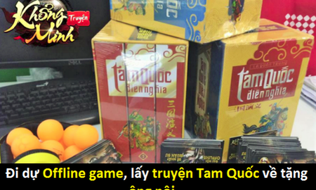 Kỳ lạ game thủ đi dự Offline game chỉ để lấy truyện Tam Quốc về tặng ông nội