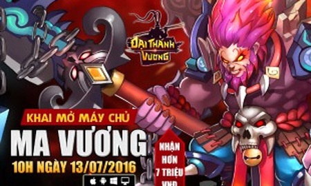 Khai mở server mới, Đại Thánh Vương tặng người chơi GiftCode “oanh tạc” thiên đình