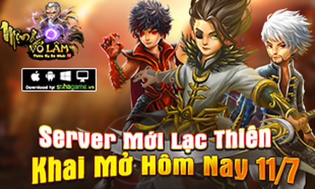 Game kiếm hiệp Việt 2 triệu người chơi tặng GiftCode chào đón tân binh mới
