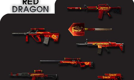Cộng đồng Đột Kích xôn xao NPH tặng free cả set vũ khí Red Dragon vĩnh viễn