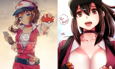 Tuyệt vời chùm ảnh fanart về nữ huấn luyện viên trong Pokemon Go