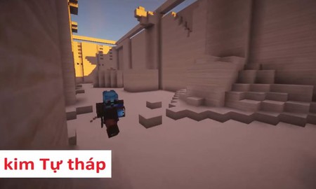Sốc trước nhóm game thủ làm lại toàn bộ map Đột Kích trong Minecraft