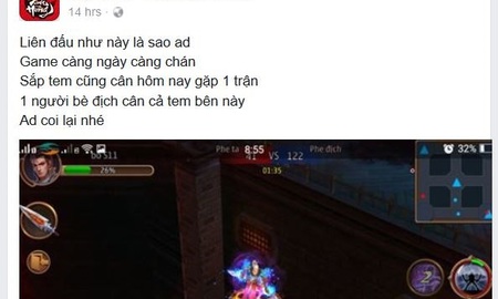 Khốn khổ game thủ đi đấu PK toàn gặp "đại anh hùng" cân được cả team mình